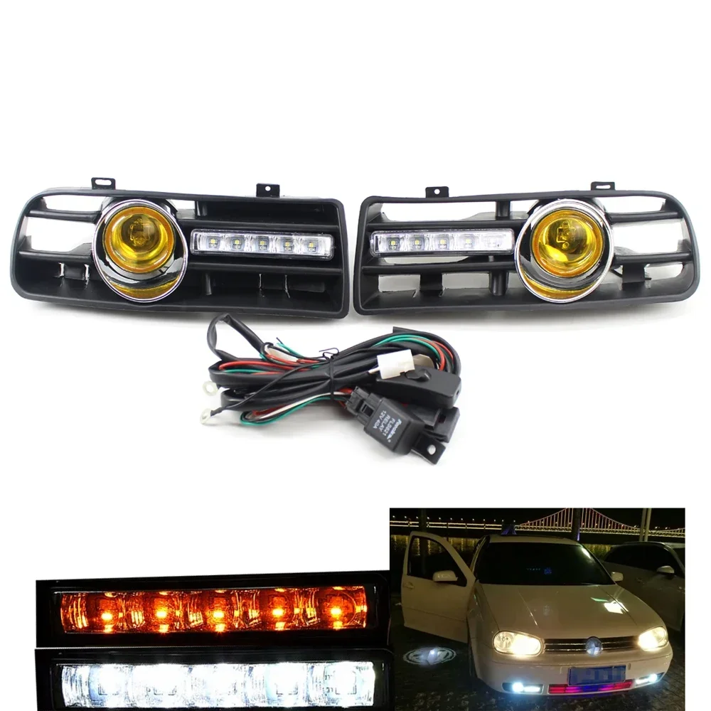 Running Gear Accessories - 1 Pair Car Front Bumper Headlight