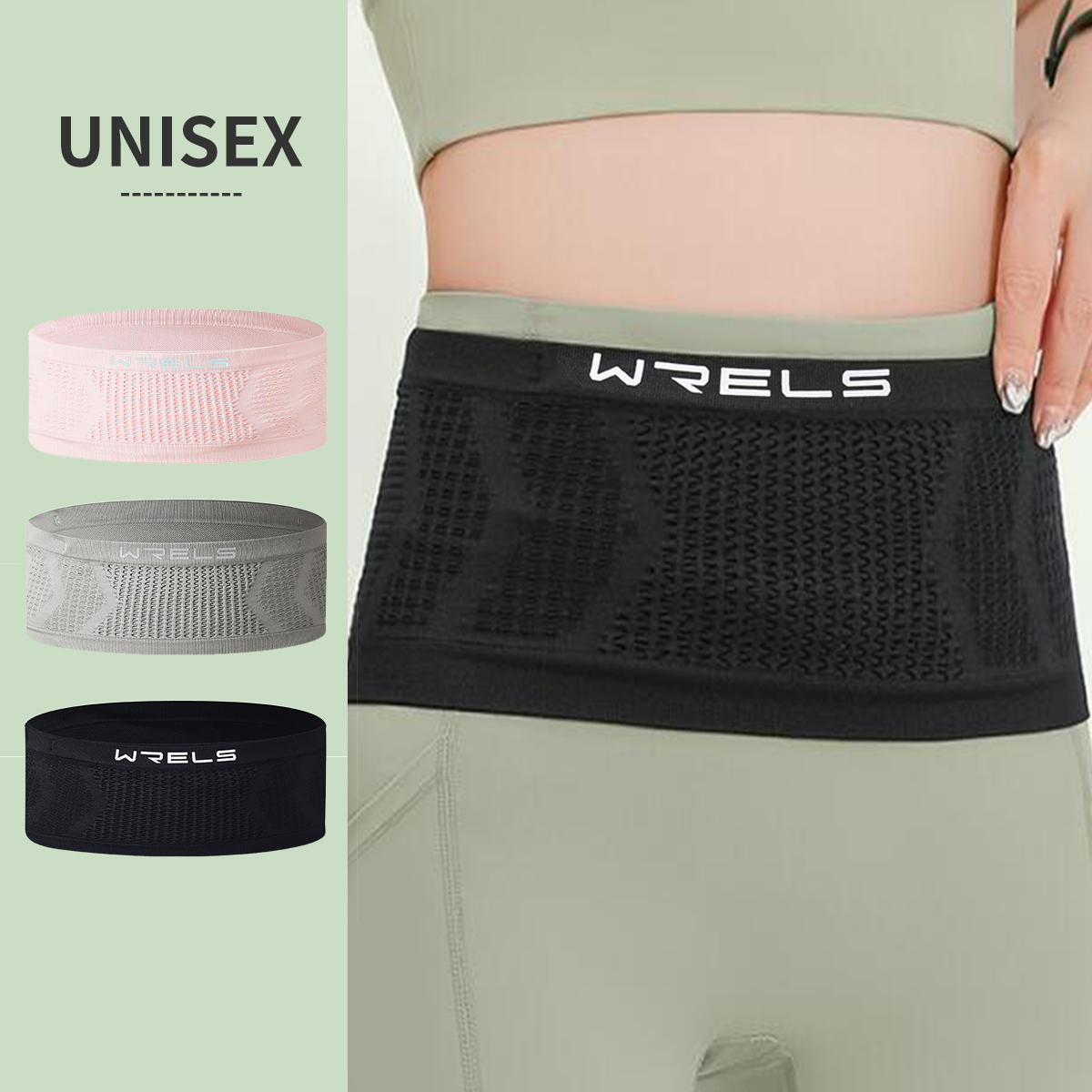 Running Gear Holder - WRELS Invisible Waist Bag Lightweight Breathable