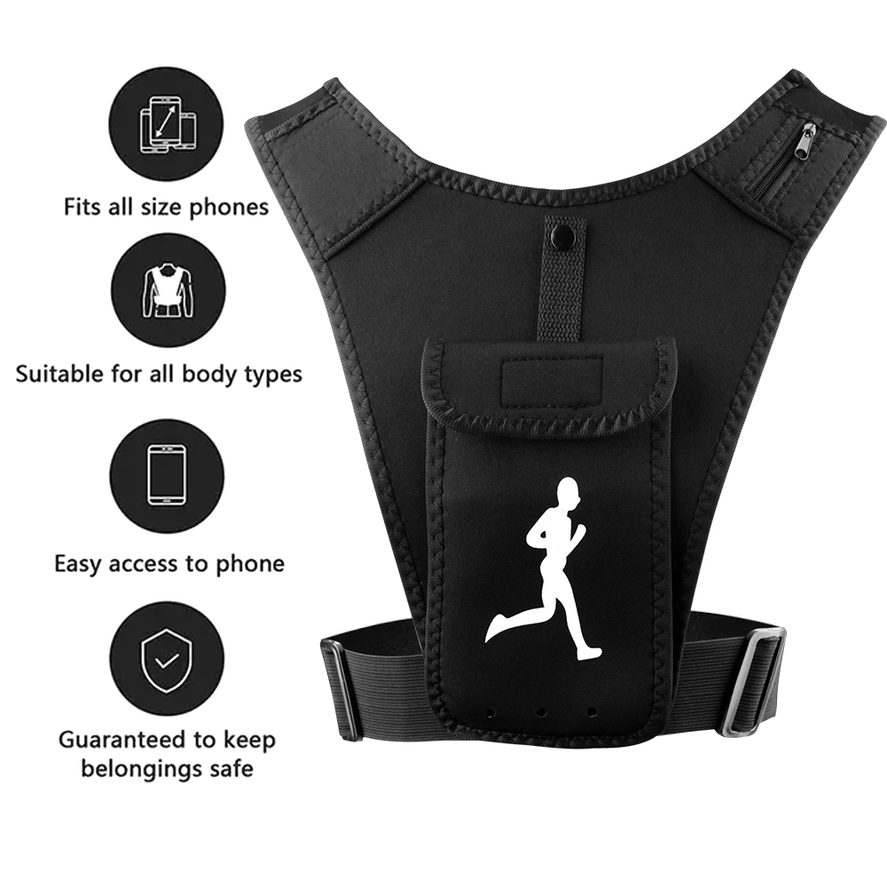 Adjustable Running Vest Phone  - Running Gear Holder review and price