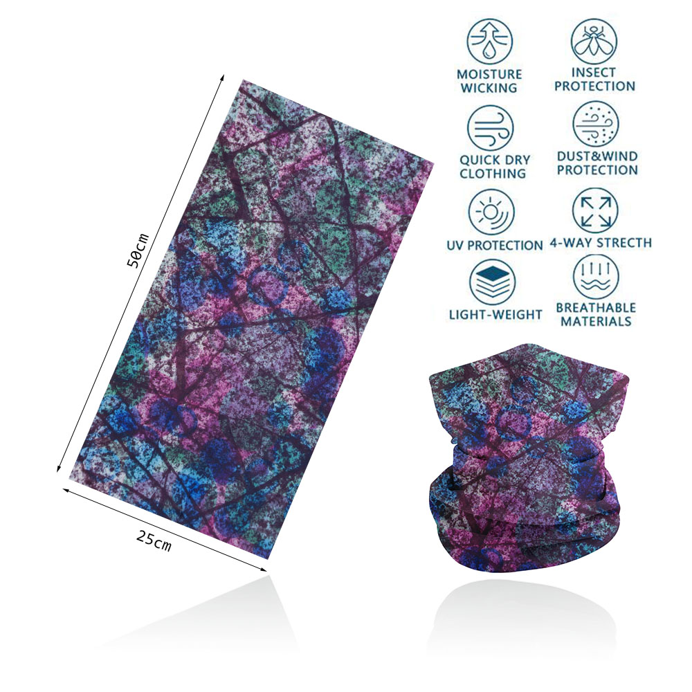 Colorful Printed Snood Hair Ba - Running Gear Youtube review and price