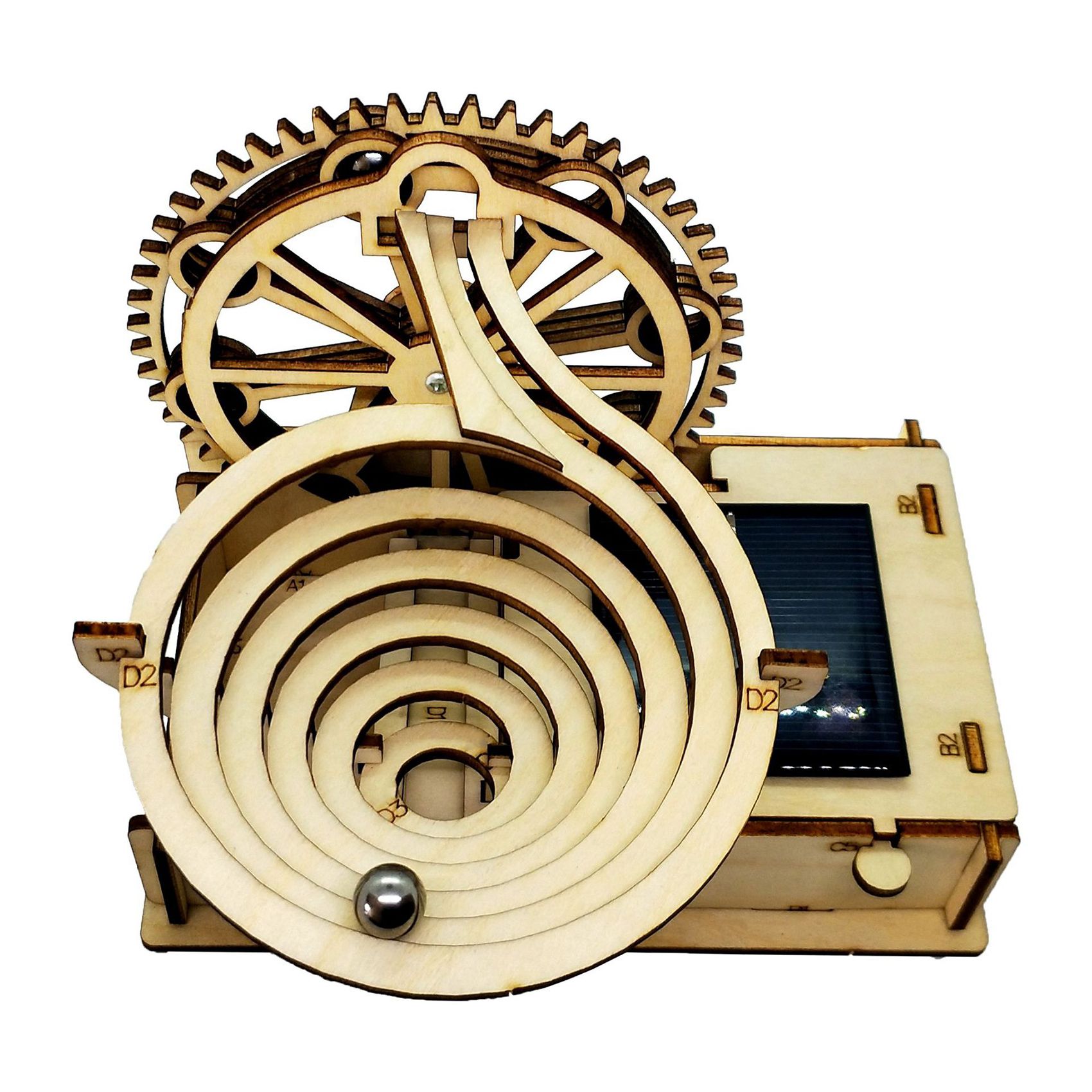 3D Wooden Marble Run Track Sol - Running Gear Track review and price
