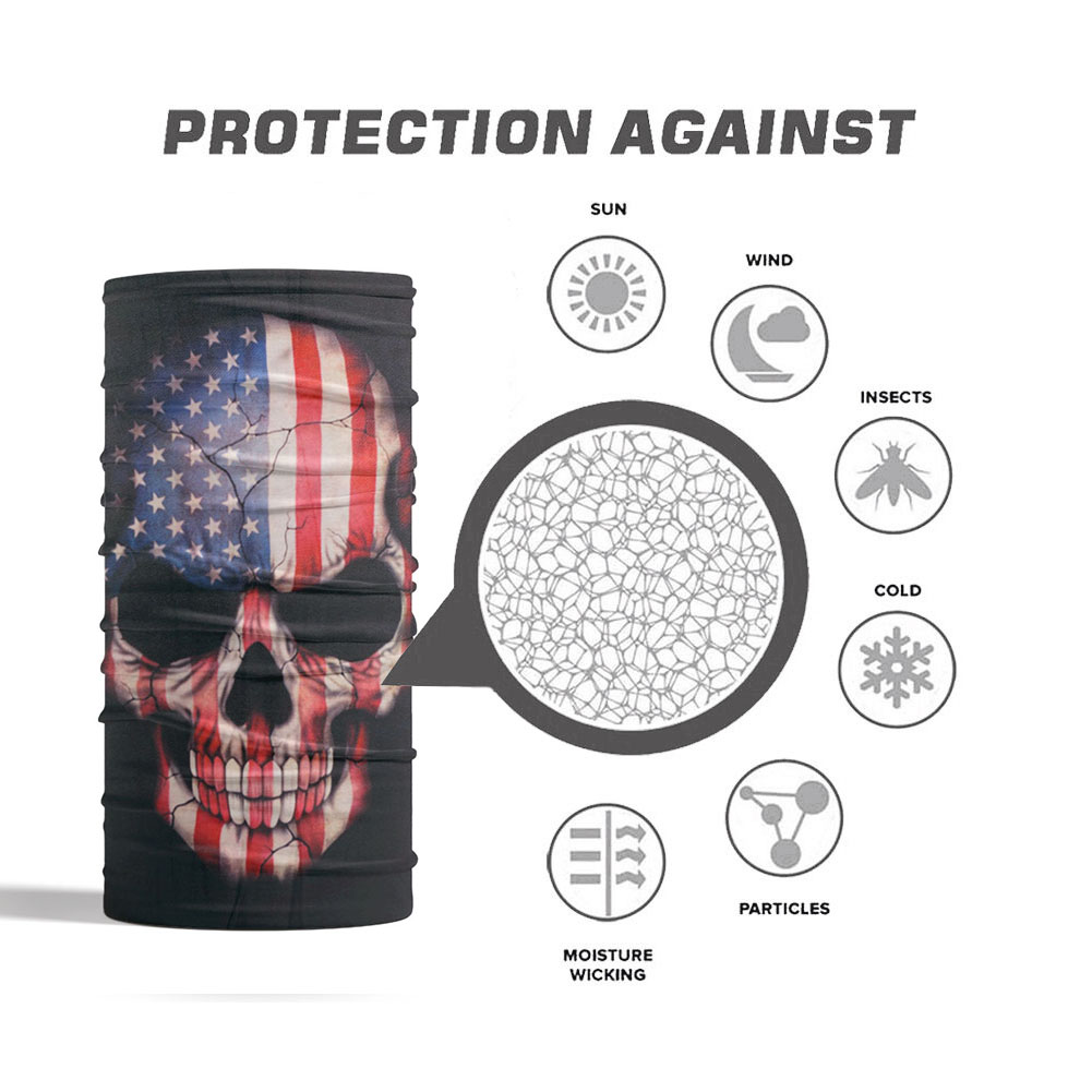 USA Flag Skull Bandana Breatha - Running Gear Youtube review and price