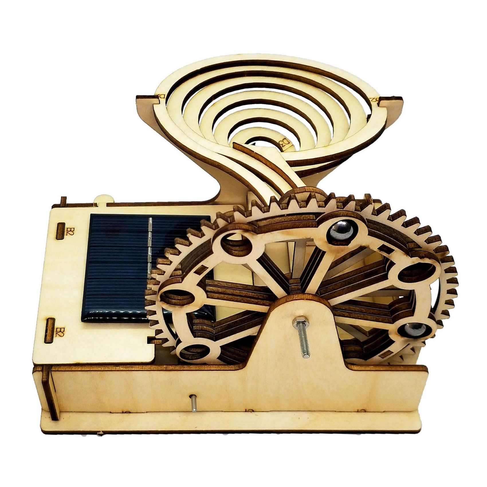 Practical 3D Wooden Marble Run - Running Gear Track review and price