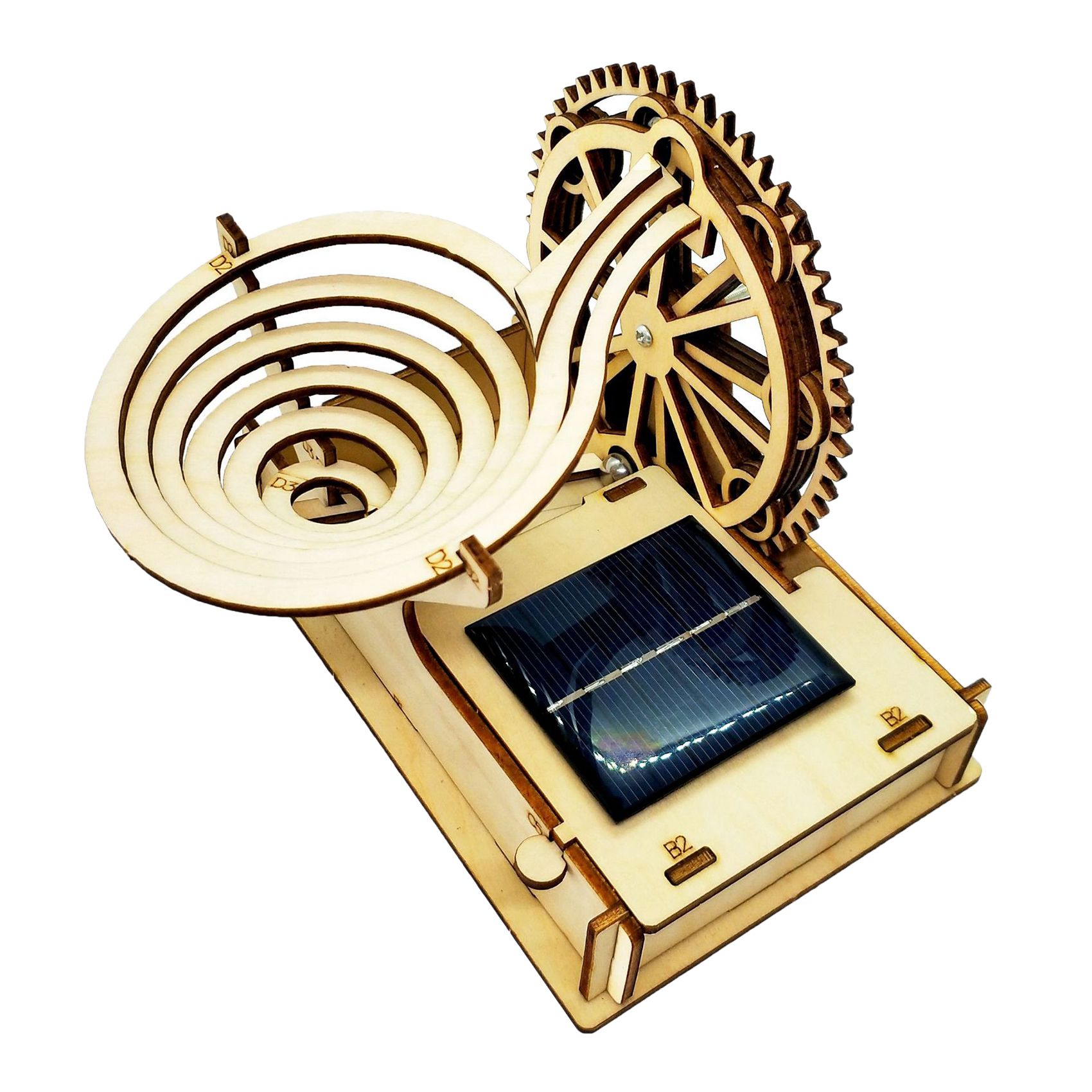 Practical 3D Wooden Marble Run - Running Gear Track review and price