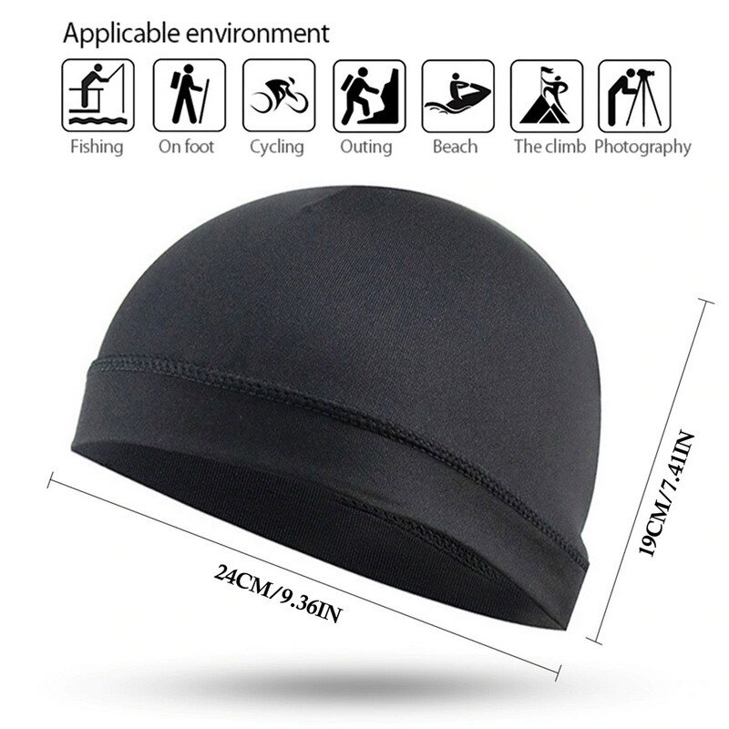 Summer Cycling Beanie Men Cap  - Running Gear Hat review and price