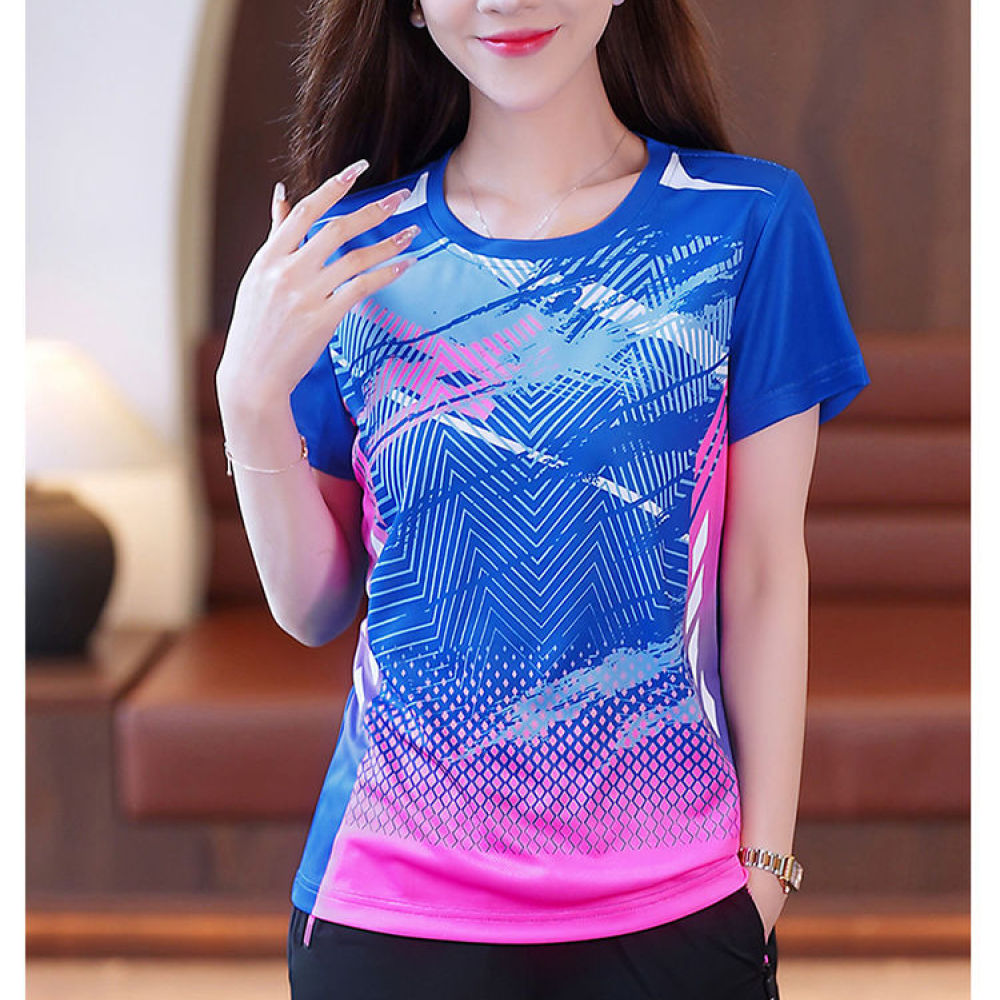 Ladies Quick Drying Short Slee - Running Gear Plus Size review and price