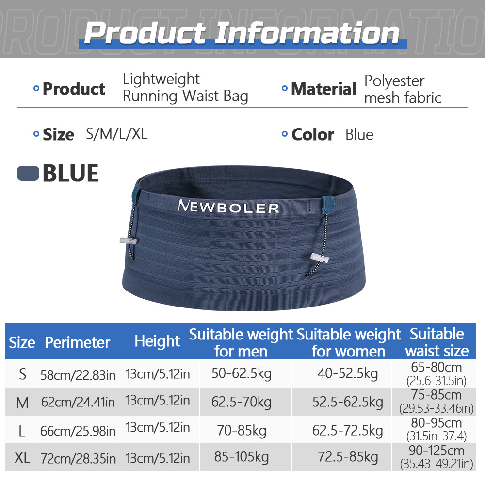 NEWBOLER Elastic Sports Waist  - Running Gear Holder review and price