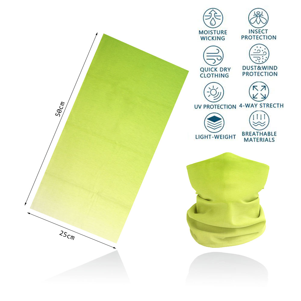 Green Face Bandanas Cover Hiki - Running Gear Youtube review and price