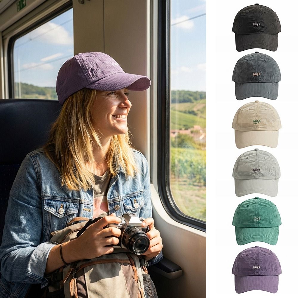 Fashion Plaid Thin Sun Cap Qui - Running Gear Hat review and price