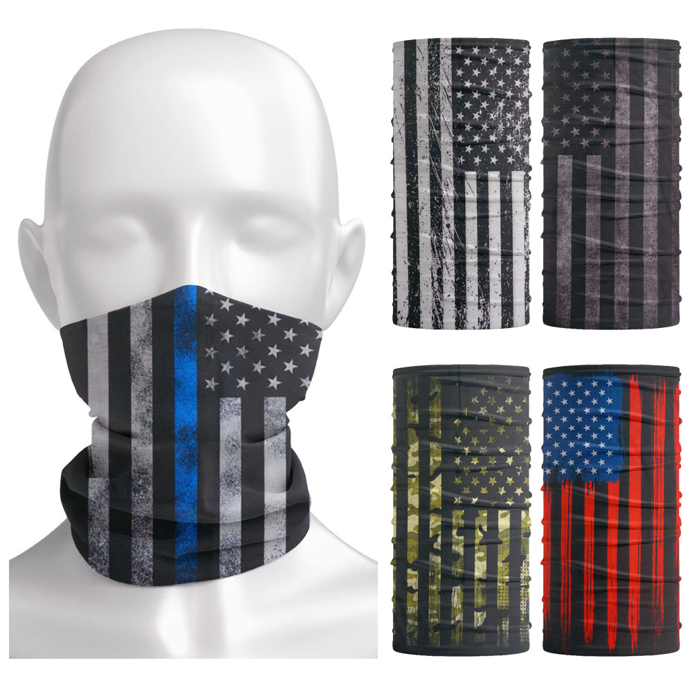 Custom America Flag Neck Gaite - Running Gear Youtube review and price