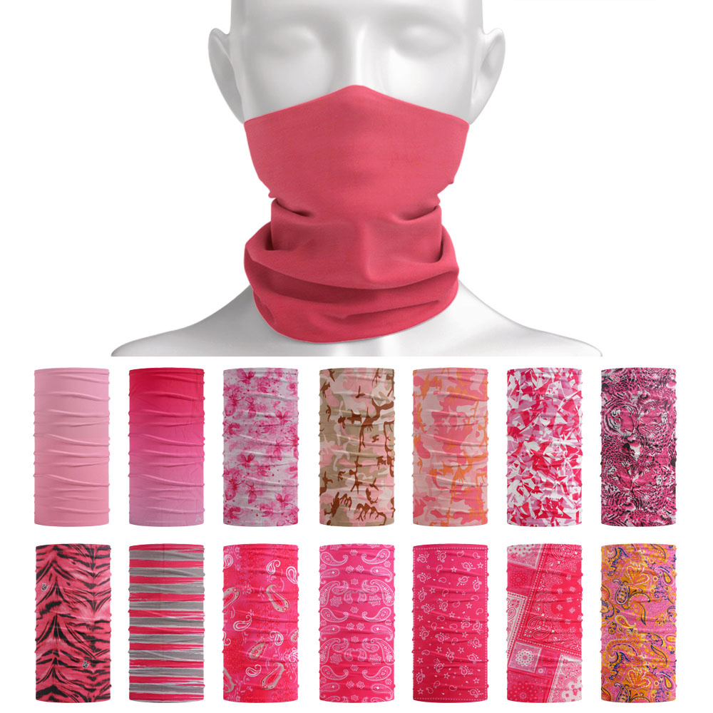 Pink Seamless Outdoor Bandana  - Running Gear Youtube review and price