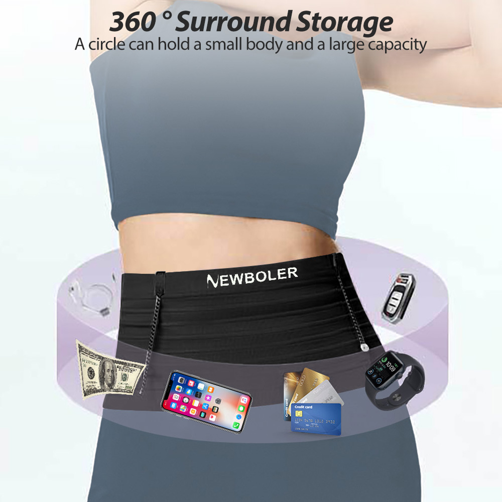 NEWBOLER Elastic Sports Waist  - Running Gear Holder review and price