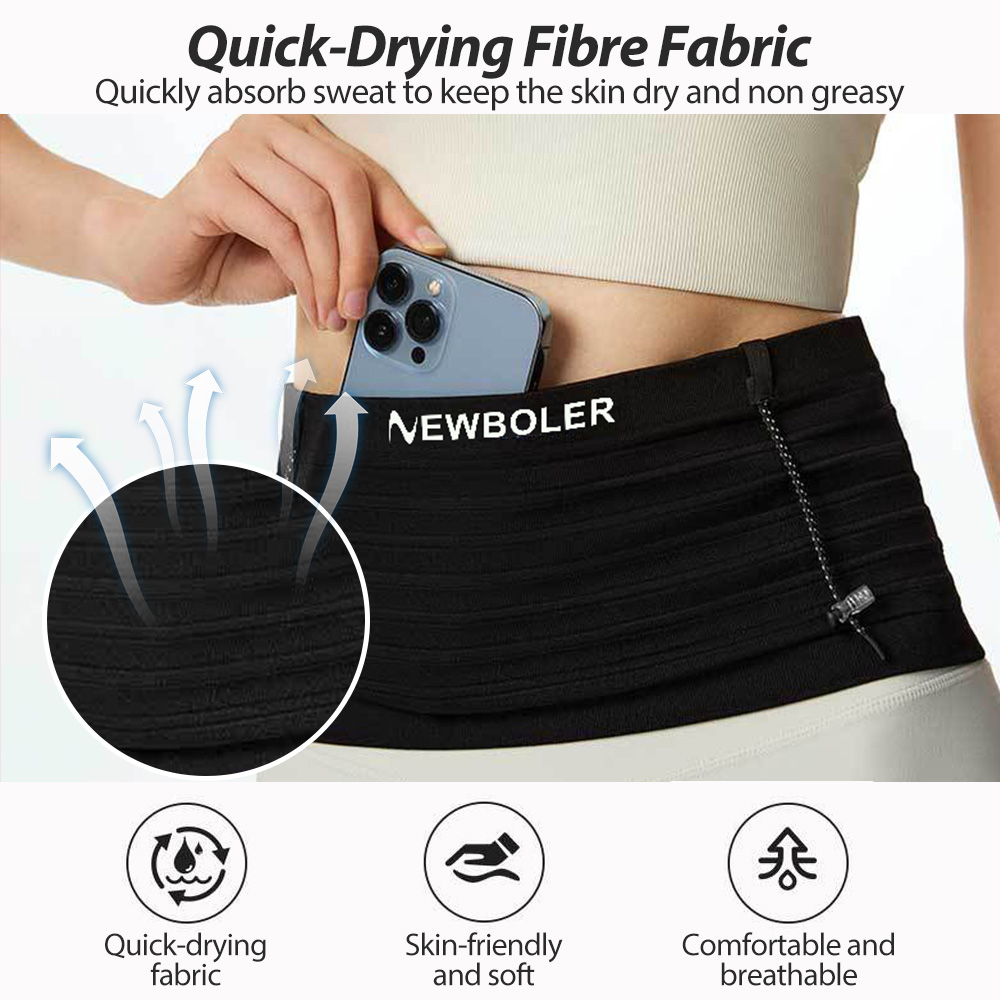 NEWBOLER Elastic Sports Waist  - Running Gear Holder review and price