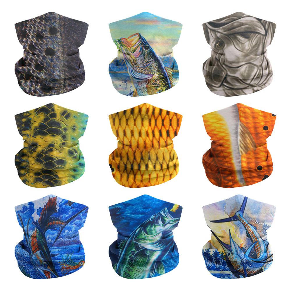 Fish Scales Pattern Neck Gaite - Running Gear Youtube review and price