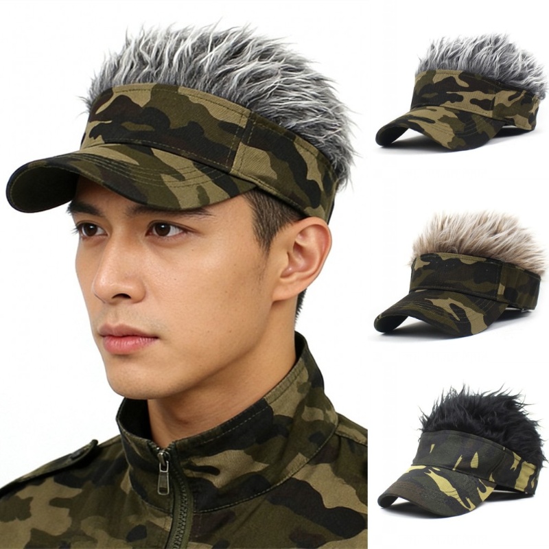 Army Green Camouflage Printed  - Running Gear Hat review and price
